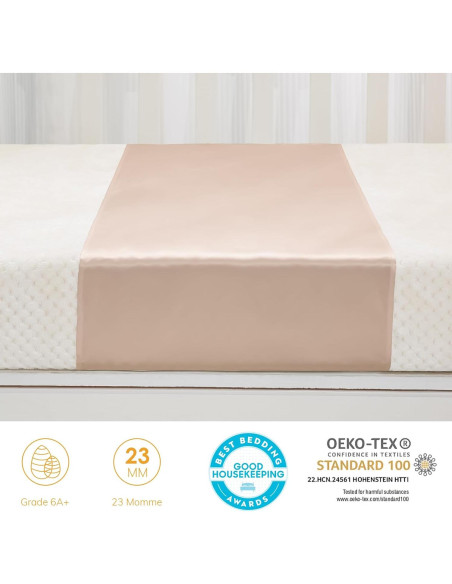 Funda de Cuna de Seda PROMEED 100% Morera 23 Momme Jirafa