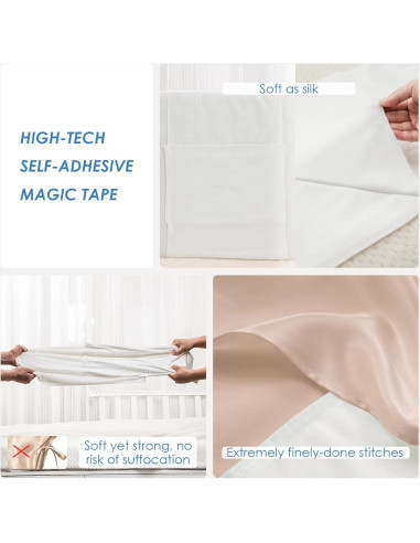 Funda de Cuna de Seda PROMEED 100% Morera 23 Momme Jirafa