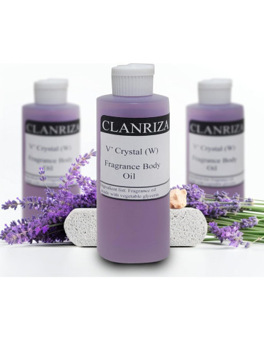 Aceite Corporal Aromatizado V' Crystal 295 ml - Fragancia Natural