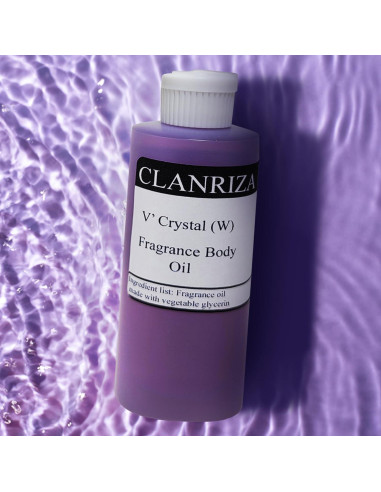 Aceite Corporal Aromatizado V' Crystal 295 ml - Fragancia Natural