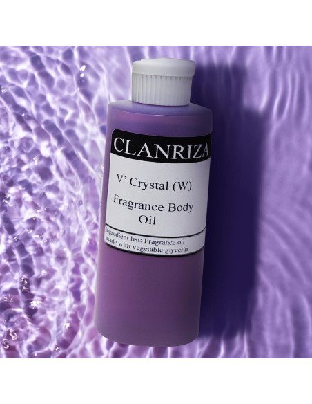 Aceite Corporal Aromatizado V' Crystal 295 ml - Fragancia Natural