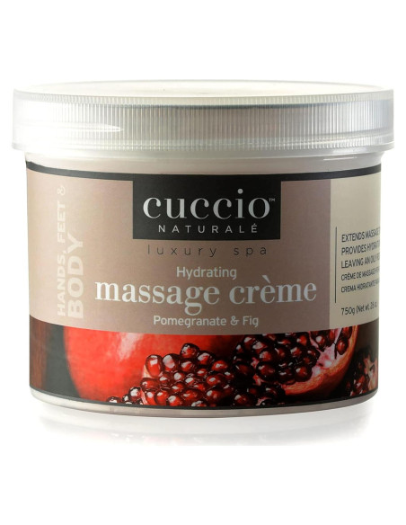 Crema de Masaje Cuccio Naturale 737g - Granada y Higo - Hidratante