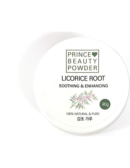 Polvo de Belleza Prince Natural 90g + 10 Hojas Mascarilla Facial