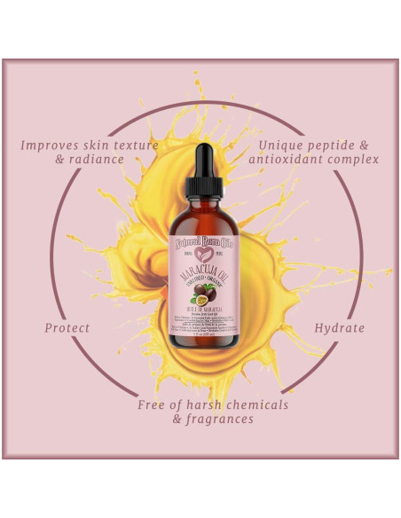 Aceite de Maracuyá 118ml Natural Born Oils - Hidratante Piel y Cabello