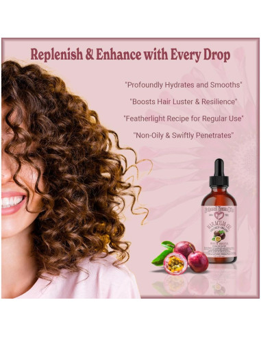 Aceite de Maracuyá 118ml Natural Born Oils - Hidratante Piel y Cabello