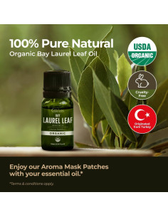 Aceite Esencial de Hoja de Laurel Orgánico Gya Labs 10 ml 2