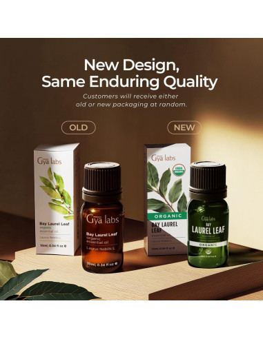 Aceite Esencial de Hoja de Laurel Orgánico Gya Labs 10 ml