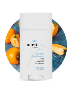 Desodorante Natural Mirai Clinical 75g - Sin Aluminio y Fragancia
