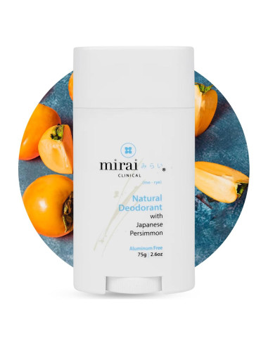Desodorante Natural Mirai Clinical 75g - Sin Aluminio y Fragancia