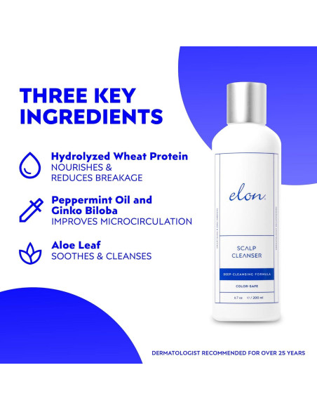 Limpiador del Cuero Cabelludo Elon 190 g - Exfoliante y Revitalizante