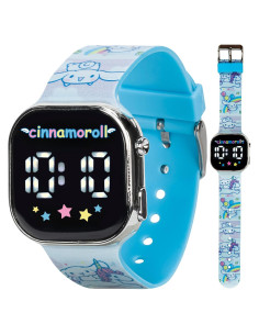 Reloj Infantil Cinnamoroll LED - Correa Plástica Ajustable