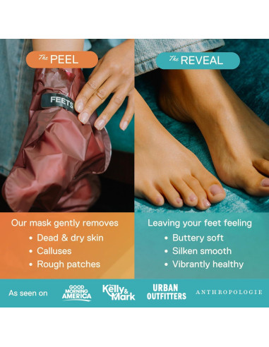 Mascarilla Exfoliante para Pies FEETS con Eucalipto y Lavanda - 2 Botines
