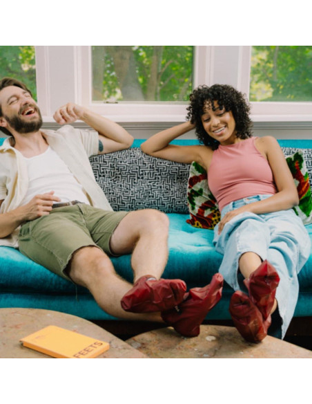 Mascarilla Exfoliante para Pies FEETS con Eucalipto y Lavanda - 2 Botines