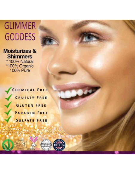 Loción Corporal Bronceadora Orgánica Glimmer Goddess 226 g Loción Corporal Bronceadora Orgánica Glimmer Goddess 226 g