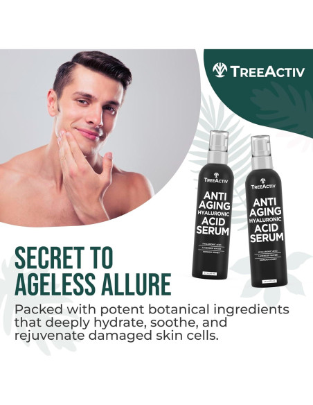 Suero Facial Anti-Envejecimiento TreeActiv 60 ml - Ácido Hialurónico Puro Suero Facial Anti-Envejecimiento TreeActiv 60 ml - Ácido Hialurónico Puro