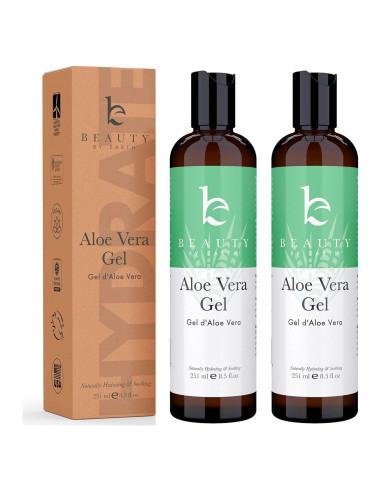 Gel de Aloe Vera Beauty by Earth 250 ml x2 - Hidratante Natural
