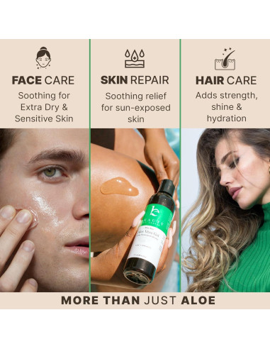 Gel de Aloe Vera Beauty by Earth 250 ml x2 - Hidratante Natural