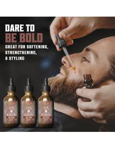 Aceite para Barba Bay Rum Viking Revolution 30 ml x3 - Natural 2