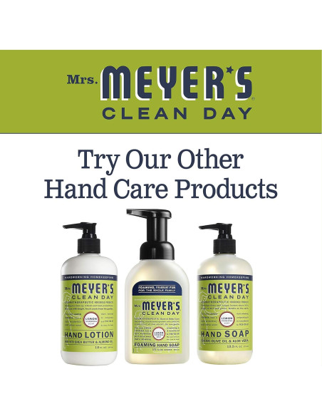 Jabón Espumoso de Manos Mrs. Meyer's 295 ml Verbena de Limón Pack 6