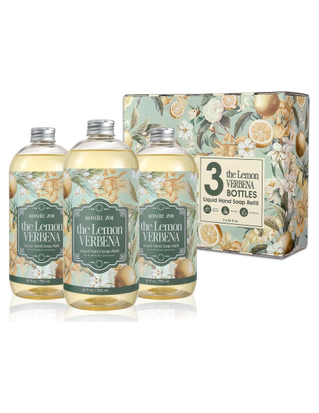 Juego de Recarga Jabón de Manos ROMIIE ZOI 3x769ml Verbena