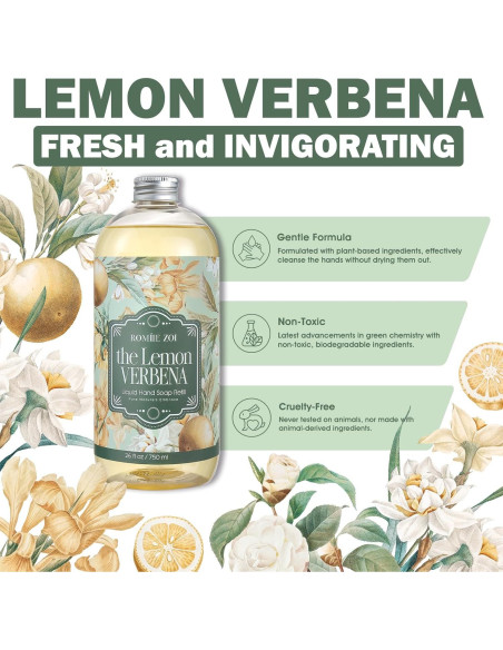 Juego de Recarga Jabón de Manos ROMIIE ZOI 3x769ml Verbena