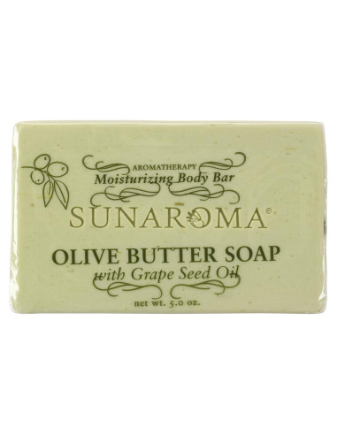 Jabón de Mantequilla de Oliva Sunaroma 141.75 g - Aromaterapia