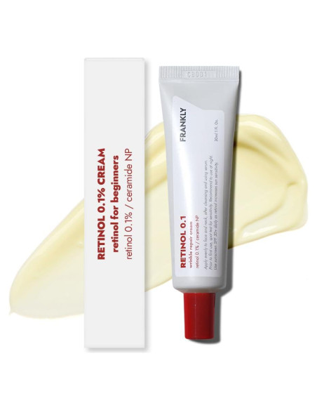 Crema de Retinol 0.1% Frankly 30 ml - Antienvejecimiento y Hidratación