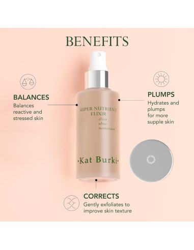 Tónico Facial Hidratante Kat Burki 130 ml Ácido Hialurónico