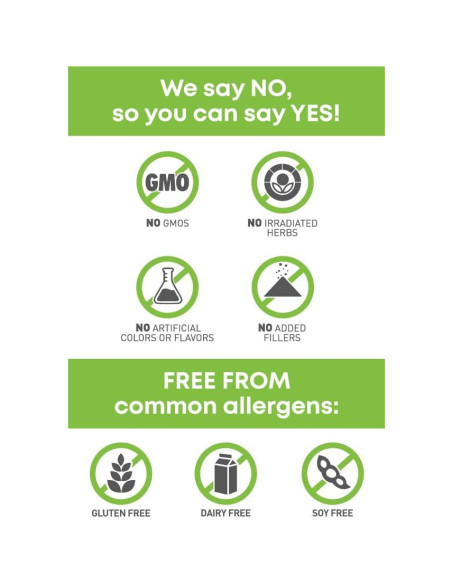 Suplemento Herbal Cordyceps Orgánico Oregon's Wild Harvest 60 Cápsulas