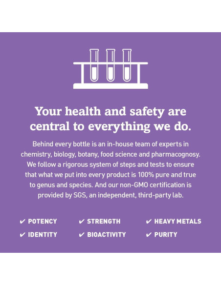 Suplemento Herbal Cordyceps Orgánico Oregon's Wild Harvest 60 Cápsulas