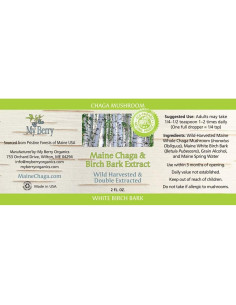 Extracto Líquido de Hongo Chaga My Berry 60ml Doble Extracto 2