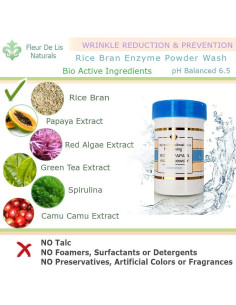 Exfoliante Facial Natural Fleur De Lis 59.5 g - Enzima Arroz y Papaya 2