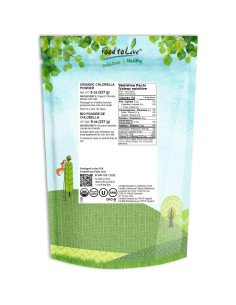 Polvo de Chlorella Orgánica Food to Live 226g - Superalimento Vegano 2
