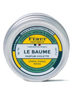 Bálsamo Labial Natural Feret Le Baume 15ml - Hidratante Violeta