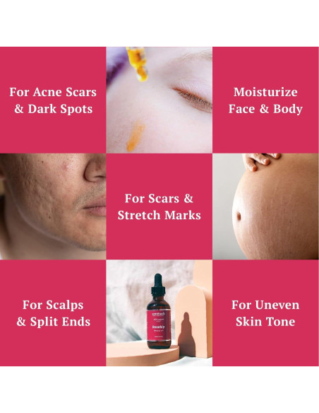 Aceite Facial Hidratante Scentuals Rosa Mosqueta 60 ml