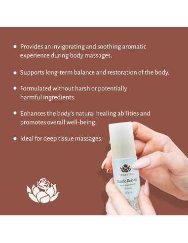 Aceite de Masaje Corporal Shankara 30ml - Alivio Muscular con Lavanda