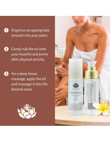 Aceite de Masaje Corporal Shankara 30ml - Alivio Muscular con Lavanda