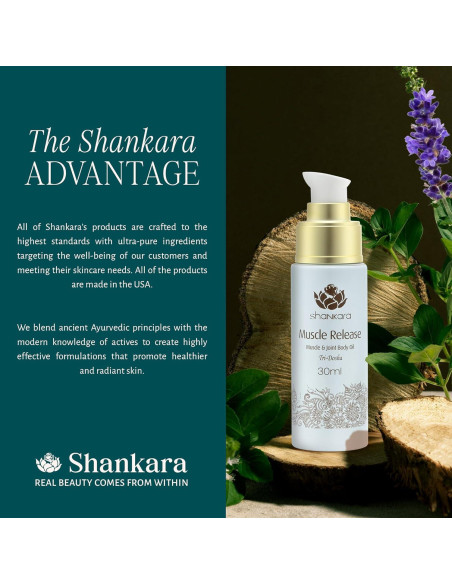 Aceite de Masaje Corporal Shankara 30ml - Alivio Muscular con Lavanda Aceite de Masaje Corporal Shankara 30ml - Alivio Muscular con Lavanda