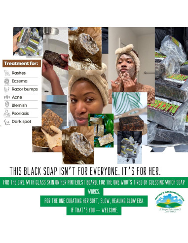 Jabón Negro Africano Premium Sweet Sunnah 450g Hidratante