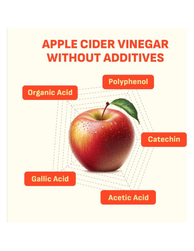 Bebida de Vinagre de Sidra de Manzana Liveling 30 Sticks Limón