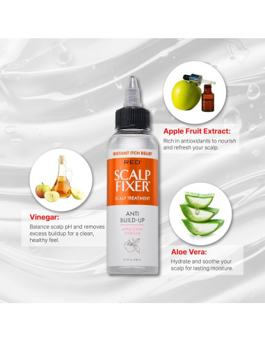 Tratamiento Cuero Cabelludo Seco Red by Kiss 118 ml Vinagre Sidra