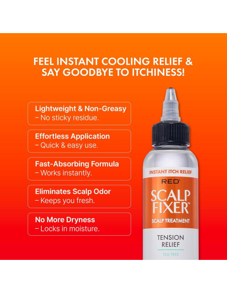 Tratamiento Cuero Cabelludo Seco Red by Kiss 118 ml Vinagre Sidra