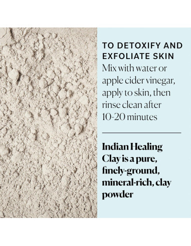 Arcilla Bentonita Sanadora Sky Organics 453.6 g - Mascarilla Desintoxicante