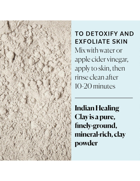 Arcilla Bentonita Sanadora Sky Organics 453.6 g - Mascarilla Desintoxicante