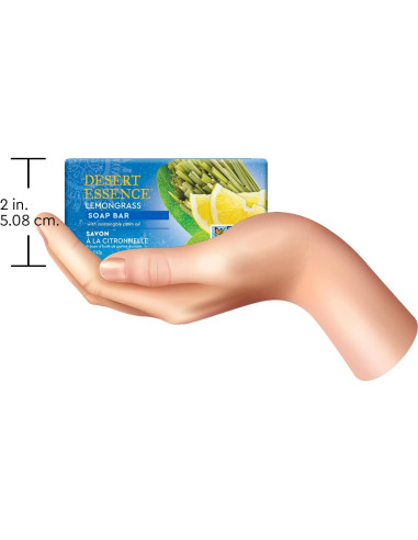 Barra de Jabón Orgánico Lemongrass Desert Essence 141.75 g