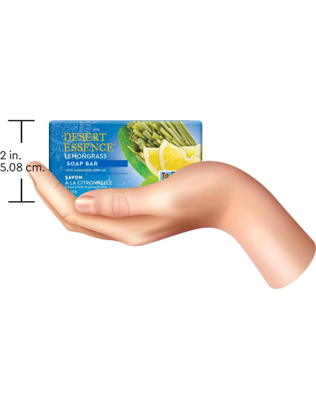 Barra de Jabón Orgánico Lemongrass Desert Essence 141.75 g