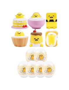 Squishy Hamee Gudetama 6 Piezas Llenos de Agua Antiestrés