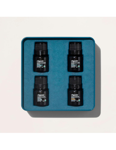 Set de Aceites Esenciales Orgánicos Cliganic - 4 Piezas 5ml