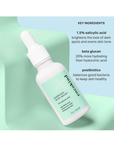 Suero Postbiótico Cocokind 1.5% Ácido Salicílico 92g