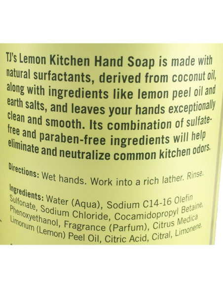 Jabón de Manos de Limón Trader Joe's - Paquete de 2